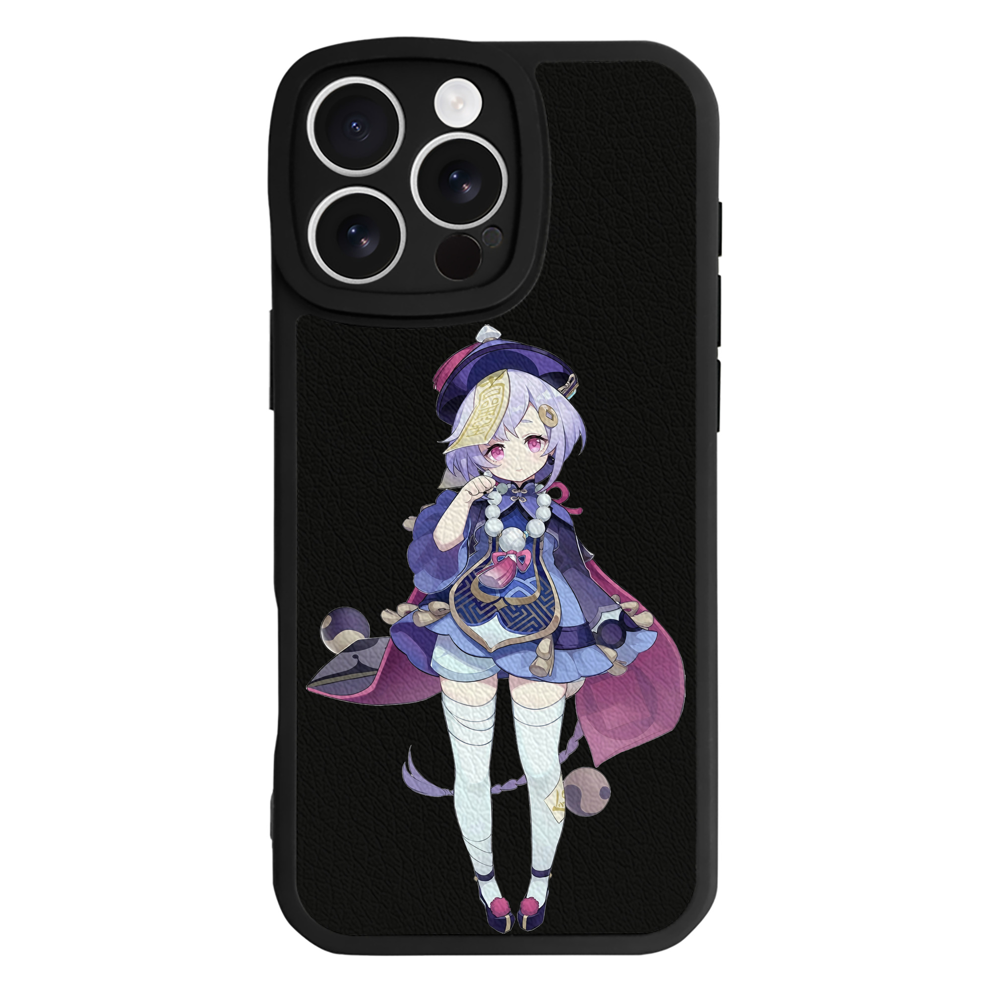 げんし神 七七 なな  genshin Nana 【iPhone 16シリーズ対応】シリコンスマホケース（レザー調） 材質：シリコン